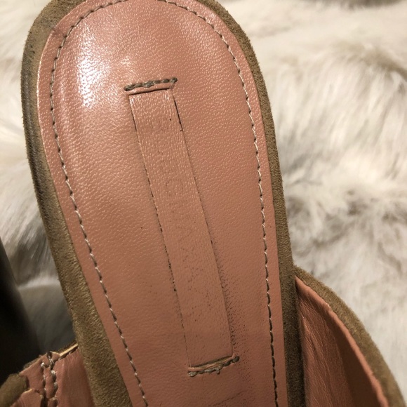 BCBG MaxAzria nude wooden-heel sandals - Picture 7 of 8